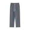 Calça cargo americana de verão, estilo cleanfit, reta, com cordão, de alta venda e tendência, calça versátil e moderna para o dia a dia, estilo vintage, corte solto