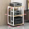 Estante amplificador multicapa doméstico espaciado ajustable soporte máquina de vesícula biliar móvil gabinete HIFI pie de altavoz audio estante