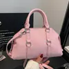 Bolso de trabajo simple y elegante para el día a día, nuevo y moderno para el verano 2026, color liso, gran capacidad, bandolera
