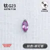 Brincos de Tarraxa G23 Liga de Titânio Novo Micro-Incrustado Zircônia Marquise 5A Para Orelha Osso Para Mulheres Moda Coreana Versátil Piercings de Lábio
