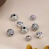 S999 Plata de Pie Plata Tailandesa Dinero de Cobre de la Fortuna Cuentas Espaciadoras Ruyi Pulsera de Cuentas Pulsera Hecha a Mano Accesorios de Joyería DIY