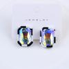 Pendientes de tablero de ajedrez acrílicos, populares en Internet, estilo sencillo, moda distintiva, pendientes geométricos, joyería para las orejas para mujeres.