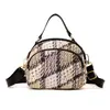 Bolsa de Mão Casual para Compras Leve Repelente à Água Bolsa de Tecido de Nylon Moderna Bolsa Quadrada Pequena Transversal Bolsa de Ombro Feminina Moderna