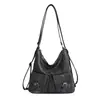 Moda Estilo Coreano Bolso Versátil de un Hombro Simple Moda 2026 Otoño Nuevo Llegada Gran Capacidad Bolso Tote para Viajes Cotidianos Mochila