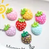 Accesorios de resina diy anillo para el cabello de fresa horquilla crema funda para teléfono caja de almacenamiento material taza para enjuague bucal