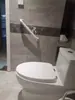 Suporte de Banheiro Corrimão para pessoas idosas com deficiência Assistente Braço Resina Alumínio Cinza-branco 40cm
