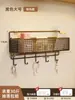 Prateleiras de armazenamento de parede para quartos de dormitório, cestas de suspensão de cabeceira para dormitórios estudantis, instalação sem perfuração, design em camadas e prateleiras de armazenamento de suspensão para a cabeceira