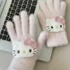 Novas Luvas Xadrez Artísticas de Gatinho Retrô para Mulheres, Novo Modelo Inverno 2026, Luvas Quentes à Prova de Frio para Ciclismo ao Ar Livre para Estudantes