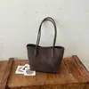 Bolsa Tote Transfronteiriça Estilo Coreano Feminina Textura Retrô Bolsa de Ombro 2026 Nova Grande Capacidade para o Dia a Dia Manual Bolsa de Ombro
