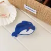 Pinza Creativa Linda de Dibujos Animados de Animales Serie Oceánica Pequeña de Imitación de Acetato para el Flequillo Lateral con Diseños de Caracol Marino, Delfín y Estrella de Mar