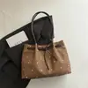 Bolsa de ombro e axila para o dia a dia, poá retrô grande capacidade tendência feminina 2026 novo laço estilo casual