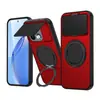 Capa de Celular Flip-Top Magnética Popular Xm17Promax Xm15 Anti-Queda Sensação de Pele Suporte Giratório 360 Graus Capa Protetora