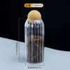 Garrafa de vidro de alto teor de borosilicato Rolha sem chumbo Latas de chá de flores seladas Garrafa de tempero de cozinha doméstica Garrafa de armazenamento de grãos