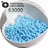 Cuentas de vidrio checas baoshiosa color natural para arroz no se decoloran color sólido pintura al óleo cuentas de porcelana hechas a mano para pulsera DIY