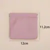 Nova Bolsa de Cosméticos com Fecho Automático e Compartimentos para Batom, Bolsa Classificadora de Cosméticos, Cor Pura, Textura de Pedrinhas, Carteira Feminina