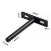 Suporte Invisível para Prateleira Rack de Armazenamento Estante Gabinete Flutuante Prateleira de Instalação Pregos para Prateleira Suporte Oculto para Prateleira