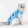 Ropa de Esterilización para Mascotas Transfronteriza, Ropa con Vendaje Anti-Lameduras para Recuperación de Gatos después de Cirugía de Esterilización, Ropa Transpirable para Destete para Gatas # #
