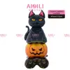 Globos de papel de aluminio para Halloween más vendidos transfronterizos: cabezas de calabaza, murciélagos, arañas, calaveras y decoraciones temáticas de fantasmas para fiestas de Halloween