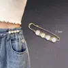 Pantalones hebilla elástica cintura de pantalones cambio pequeño artefacto pin fijado ropa correa anti-luz pantalones hebilla de cintura ajustable broche