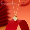 Pulseira Original de Prata Esterlina S925 Trevo de Quatro Folhas Carpa e Colar de Jade Hetian Brincos de Luxo Acessível Joias do Ano Animal Dropshipping