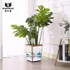 Pote de flor para pintura da Série Paisagem vaso de plástico absorvente automático para bonsai vaso de flor estilo simples nórdico resina chão