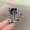 Nuevo Exquisito Pinza Pequeña de Pedrería para el Cabello, Pinza de Garra Pequeña para Fijar el Cabello, Horquilla para Flequillo Lateral, Pinza para el Cabello