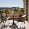 Sillas de Mimbre para Terraza Hechas a Medida por el Fabricante, Mesas y Sillas Pequeñas para Balcón, Mesa de Centro, Silla con Respaldo, Muebles Tejidos para Ocio al Aire Libre, Moderno y Sencillo