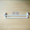 Toallero Baño Cocina Estante de Almacenamiento Barra de Toalla de Plástico Acero Inoxidable Colgador Estante de Almacenamiento de Cocina
