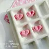 Corazón Gordo Acrílico Agujero Recto Dopamina Cuentas Hechas a Mano Material para Cadena de Teléfono Móvil Pulsera Accesorios de Joyería DIY