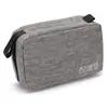 Bolsa de Artículos de Tocador Portátil Impermeable Colgante de Gran Capacidad Catiónica de Tres Secciones Bolsa de Almacenamiento Simple Multifuncional para Viajes