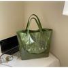 2026 Bolso de Hombro Transfronterizo de Gran Capacidad Estampado Bolso Tote Versátil de Moda Nueva Textura de Alta Calidad Bolso de Mano