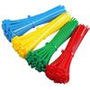 Ataduras de cables de colores al por mayor ataduras de cables rojas, amarillas, azules y verdes de plástico 3*100*4*200*5*300m