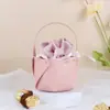 Bolsa de Doces para Casamento Portátil Nova Caixa de Doces para Casamento Bolsa de Doces de Couro Veludo Caixa de Doces para Casamento Sacola de Presente