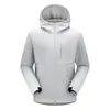 Chaqueta de Esquí Soft Shell Ligera a Prueba de Tres Elementos para Hombre y Mujer Estilo Nuevo Deportiva para Exteriores con Capucha Cortavientos Ropa de Trabajo Se Puede Imprimir Logo