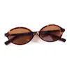 Nuevas Gafas de Sol Retro de Marco Delgado de Gama Alta para Mujeres en Viajes de Negocios, Gafas de Sol para Viajes, Gafas Pequeñas Ovaladas de Marco Delgado que Muestran el Rostro