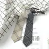 Ins Gravata Pequena Estilo Japonês Preppy Conjunto de Gravatas JK Estilo Estudante Masculino e Feminino Gravata de Camisa Laço Gola Preguiçosa Flor