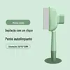 Pente para Animais de Estimação, Pressão com um Clique para Remover Pelos Soltos, Pente para Remoção de Pelos, Pente para Remoção de Pelos de Cães e Gatos, Pente Especial para Gatos, Suprimentos para Animais de Estimação