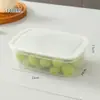Caja de almacenamiento para carne congelada en el refrigerador, rejilla de clasificación de alimentos de grado alimenticio, caja de fruta, caja congelada fresca sellada sin sabor