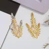Estilo Antiguo Abanico de Novia Xiuhe Accesorios de Joyería DIY Ojo de Caballo Pedrería Rama Hierba Dividida Accesorio Corsage 66*35mm