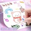Moka Handbook Colorido Pluma Flash Sweetheart Mido Pluma de Gel Niños Fluorescente 48 Colores Contorno Metálico Bolígrafo Colorido