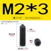 Acero Inoxidable 304 Zinc Negro Punta Ranura Cruz Tornillo de Máquina M2-M6 Extremo Cónico Tope Tornillo de Fijación Superior