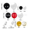 Amazon Cross Border Balão Preto Vermelho Branco Tema Balão Set Formatura Adulto Cerimônia Feriado Festa de Carnaval Decoração