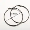 Pendientes Irregulares Grandes de Círculo con Forma de C de Nuevo Estilo Europeo y Americano, Pendientes de Diseño Simple a la Moda para Mujer al por Mayor