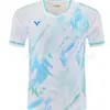 Nueva Camiseta de Bádminton Victory para Hombres y Mujeres, Camiseta de Entrenamiento de Competición de Manga Corta, Camiseta Transpirable de Secado Rápido para Niños con Estampado