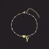 Pulsera de Acero Inoxidable Retro Simple con Letra Inglesa de Amor Transfronteriza para Mujer Pulsera de Goteo de Aceite Pulsera de Letras Dropshipping