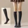 Calcetines de pantorrilla transfronterizos de Europa y Estados Unidos, medias para mujer y calcetines hasta la rodilla, calcetines de rendimiento COSPLAY, danza, calcetines JK de color liso japonés