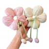 Diadema de Flores para Niña Tocado para Cola de Caballo Baja con Cuchara en la Cabeza Accesorios para el Cabello de Princesa para Niña