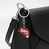 Llavero de Coche con Labios Rojos Lindos, Sexy, Creativo y de Moda, Accesorios para Bolsos de Hombres y Mujeres, Llavero con Colgante de Metal