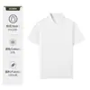 Camisa Polo com Lapela Feita Sob Medida 100% Algodão Manga Curta Roupa de Trabalho com Logo Impresso Publicidade Camisa Cultural Roupa de Grupo Bordada Feita Sob Medida
