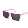 Patillas Delgadas Personalizadas Transfronterizas, Gafas de Sol Cuadradas de Gama Alta con Montura Grande, Gafas de Sol Anti-UV para Exteriores 131 Rt032